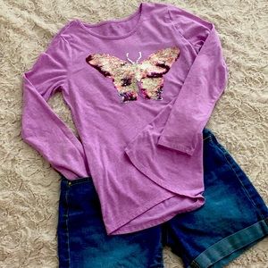 Tunic Top and jean shorts